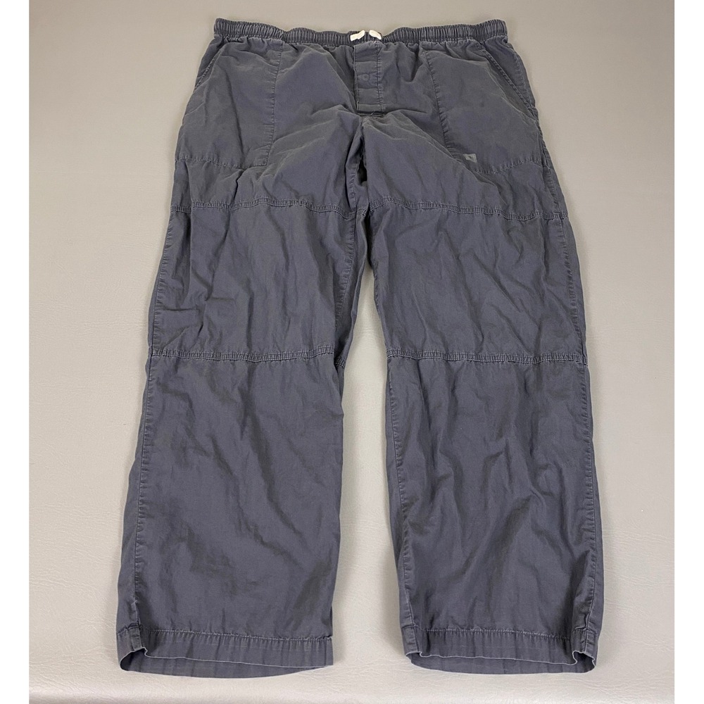 Mossimo Cargo Utility Pants Women's Size Large Gray Elastic Waist Lightweight